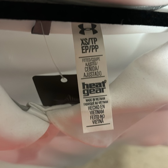 NWT The Diplomat Golf Course Under Armour Women’s White Polo Top Shirt XS - Picture 6 of 9